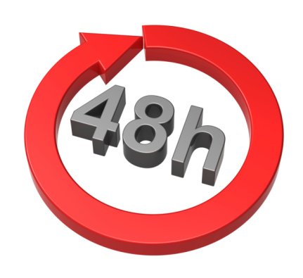 48 hours 48 hours with red circle